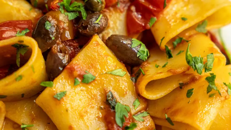 Paccheri aux olives
