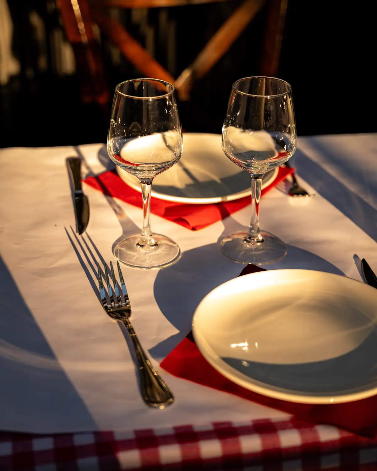 Table dressée pour un événement