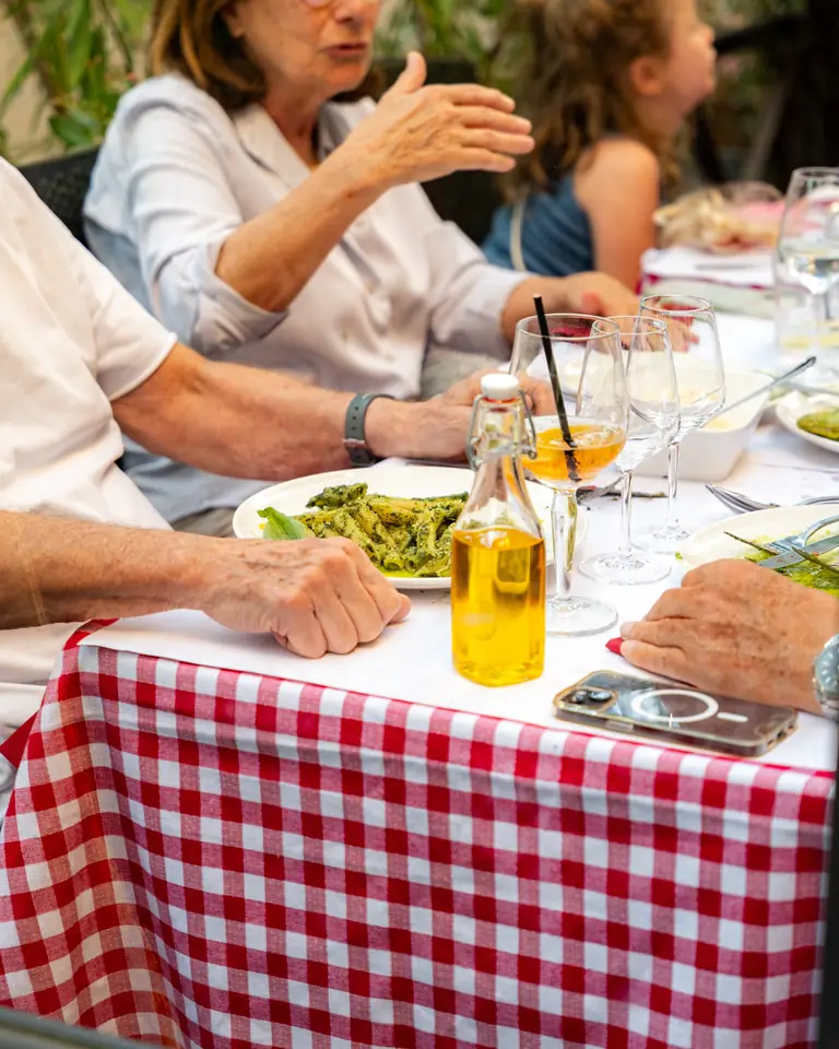 Huile d'olive et pain à l'italienne